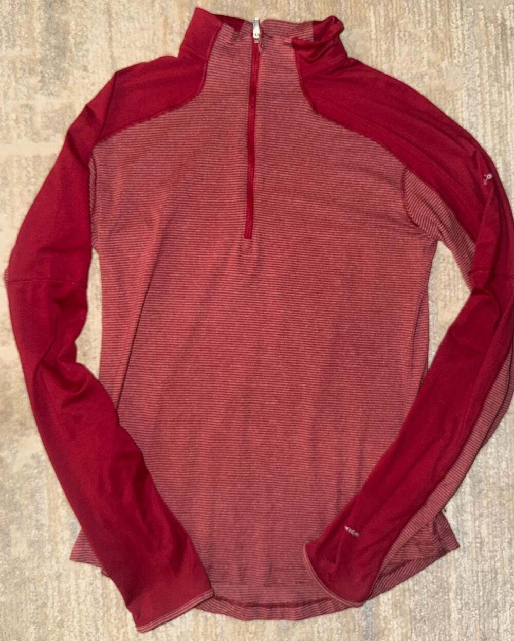 Columbia Omni-Wick Women's Striped 1/4 Zip Pullover Jacket